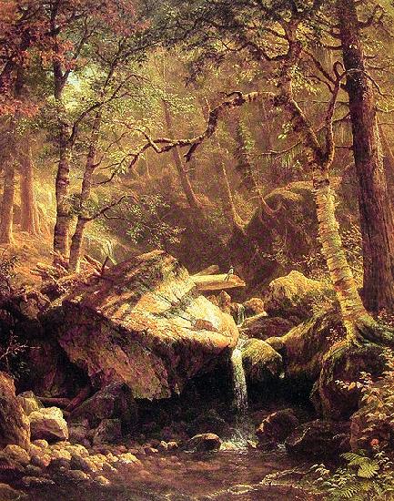 Albert Bierstadt The Mountain Brook china oil painting image